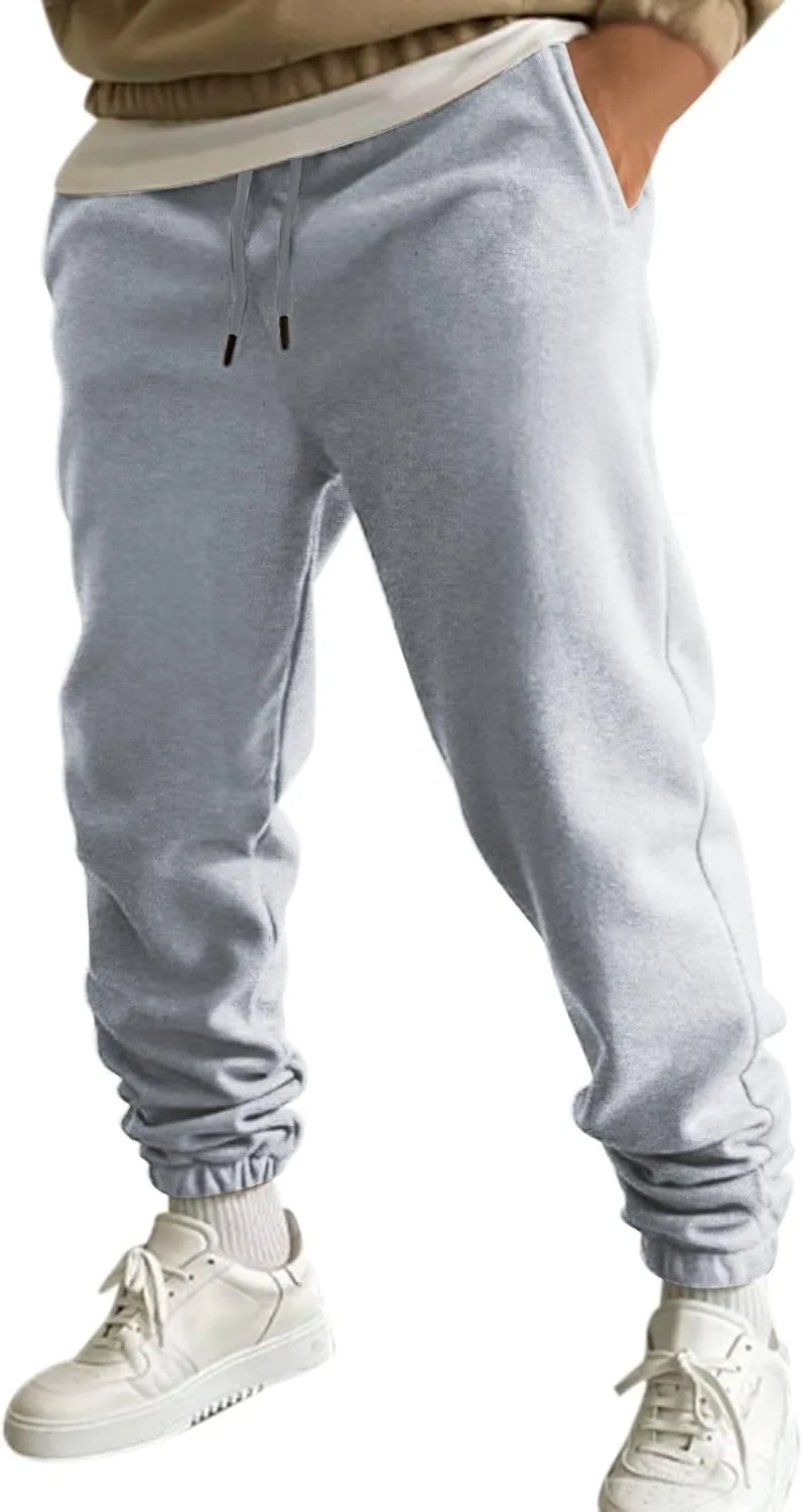 2023 Sweatpants for Men, Men's Cargo Sweatpant Casual Joggers Athletic Pants Loose Stretch Baggy Trousers with Pockets