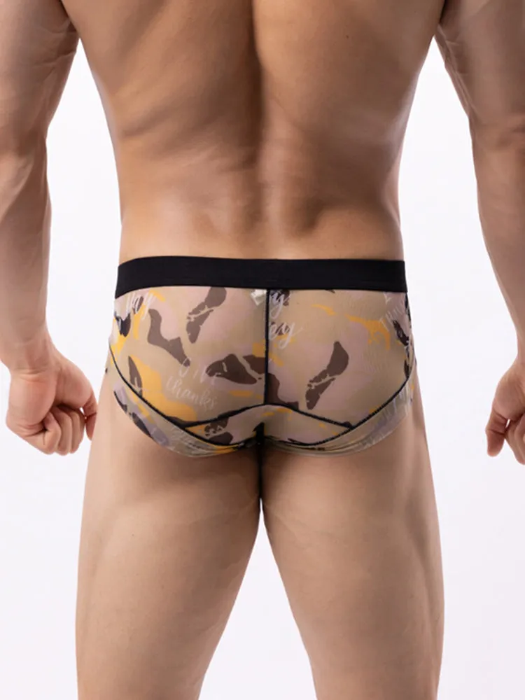 4-pack Men's Double-layer Breathable Mesh Briefs