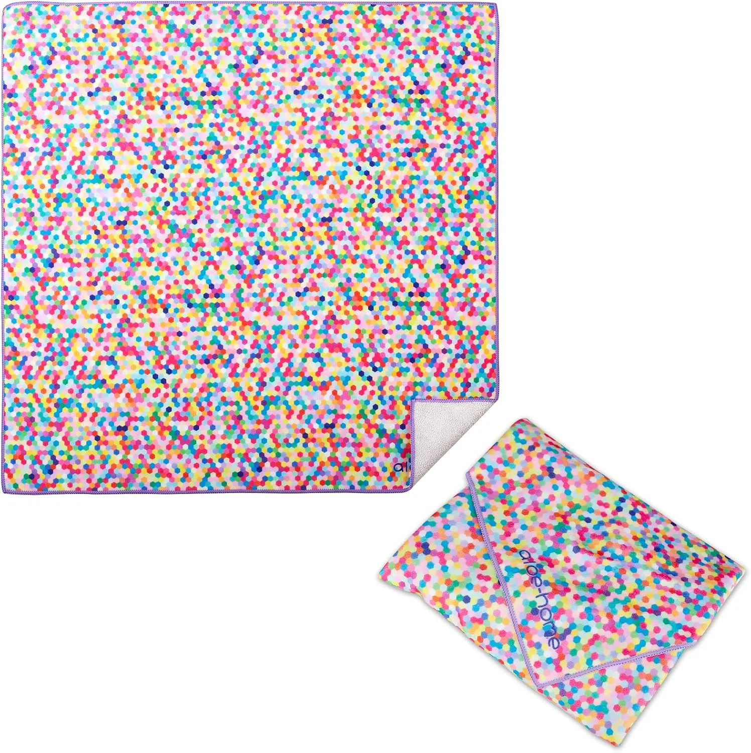 Abiudeng Self Adhesive Cloth Magic Makeup Wrap Magic Wrap Cloth Cosmetic Pouch Camera Protective Wrap Anti-Scratch Lens Wrap Pouch Portable Easy Clean for Women Men-Colorful Dots