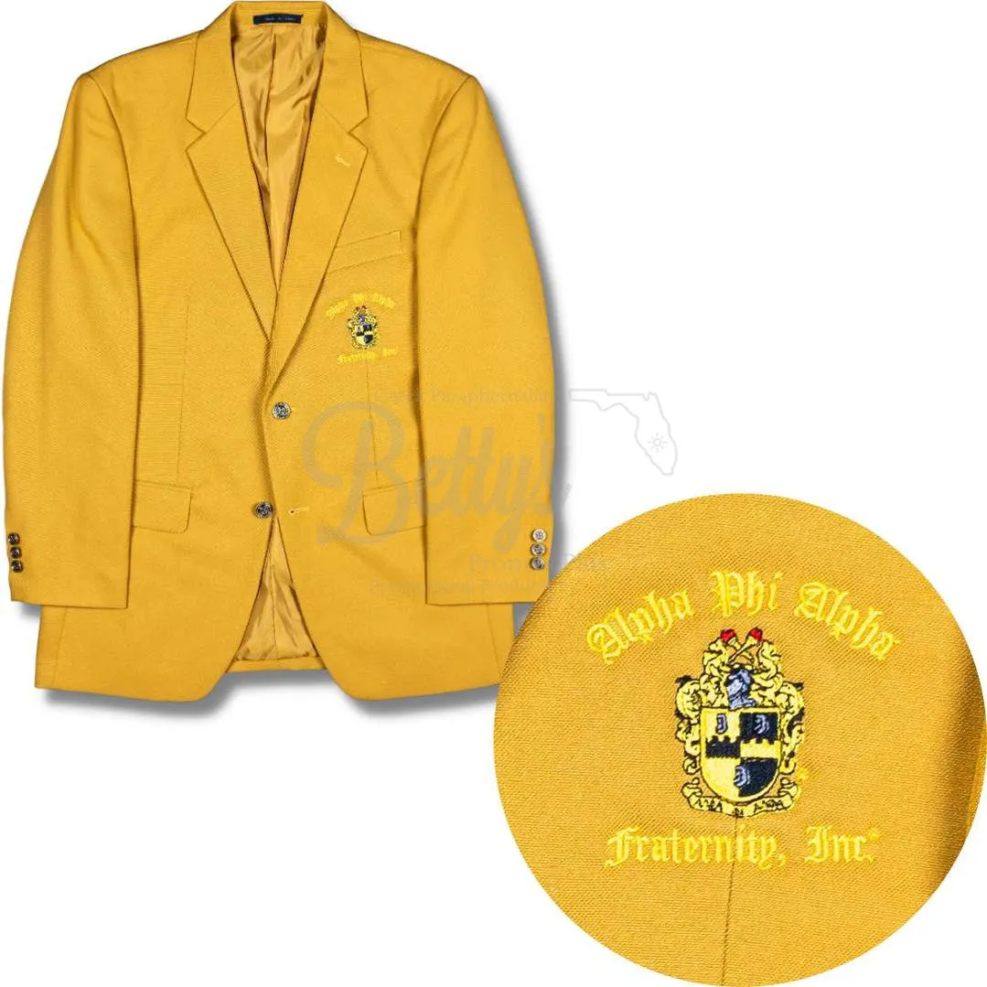 Alpha Phi Alpha ΑΦΑ Embroidered Shield Crest Blazer Sport Coat