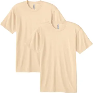 American Apparel Adult Tri-Blend Track T-Shirt, Style GTR401, 2-Pack