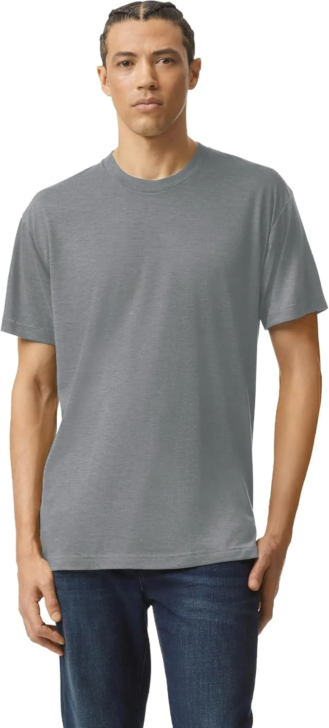 American Apparel Adult Tri-Blend Track T-Shirt, Style GTR401, 2-Pack