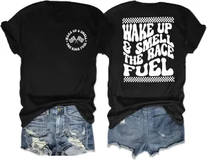 BANGELY Start Your Engines Tshirt Checkered Flag Racing Shirts Raceday Casual Unisex Short Sleeve Tee Tops