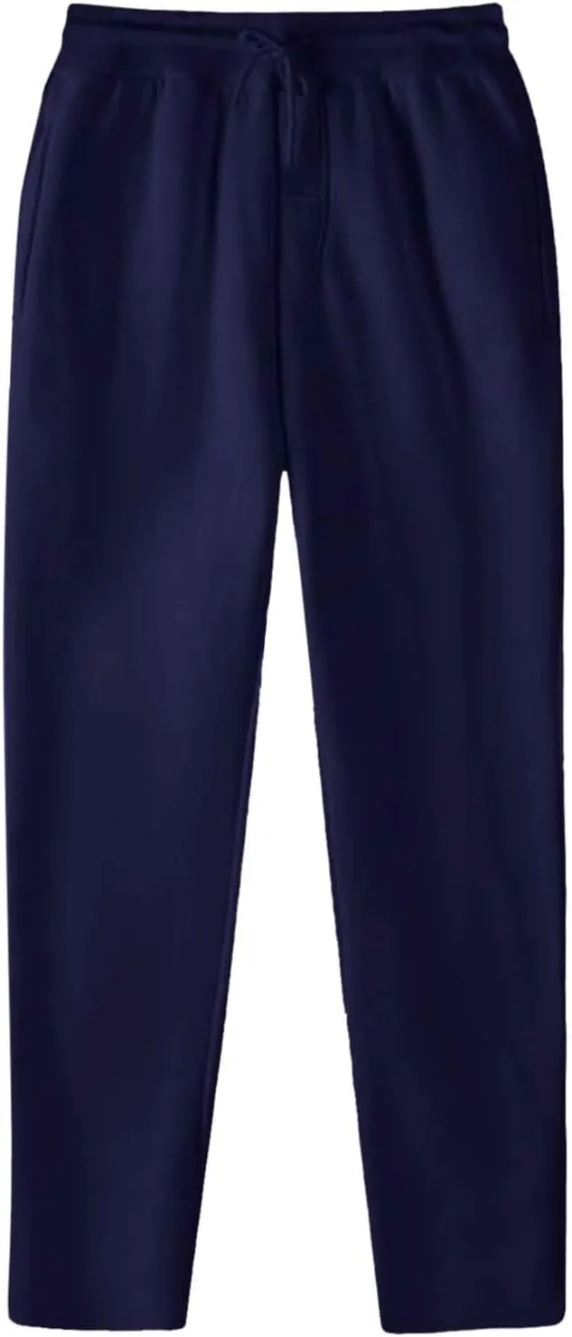 BIFUTON Joggers for Men,Mens Sweatpants with Pockets Solid Color Lace Up Straight Leg Athletic Pants Loose Fit Work Pants