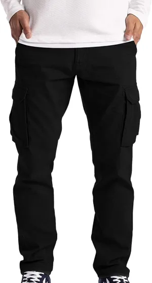 Big and Tall Cargo Pants for Men Sweatpants for Men Long Pants Men's Fashion Sports Casual Jogging Pants Hiking Jogger
