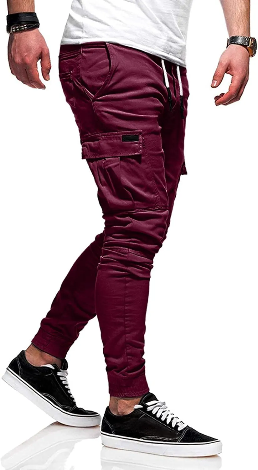 Big and Tall Cargo Pants for Men Sweatpants for Men Tactical Work Pants Sweatpants for Workout Running Training Pants