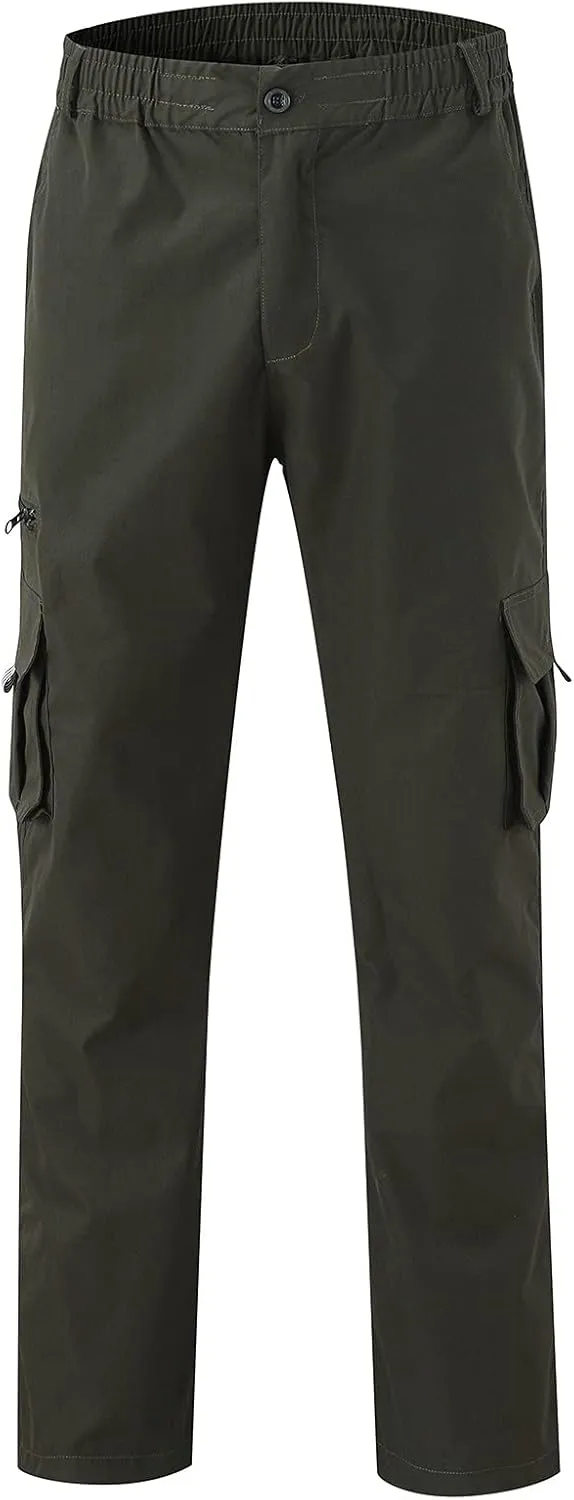 Big and Tall Sweatpants for Men Pant Men Pants Hiking Athletic Mens Cargo Pants Outdoor Hiking Trouser Multi Pockets