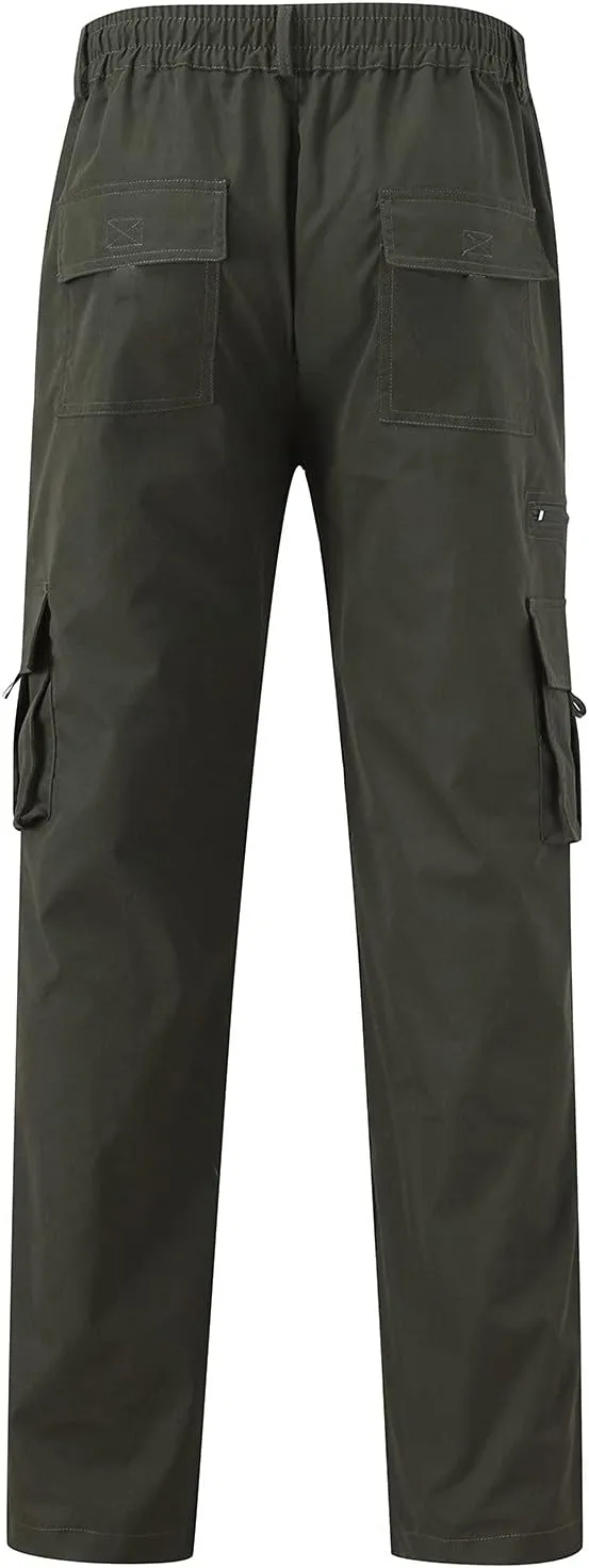 Big and Tall Sweatpants for Men Pant Men Pants Hiking Athletic Mens Cargo Pants Outdoor Hiking Trouser Multi Pockets