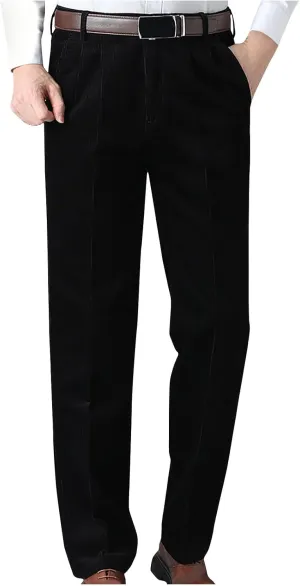 Business Casual Pants for Men Slim Fit Dress Pants Classic Straight Fit Lightweight Regular Fit Work Pants for Men