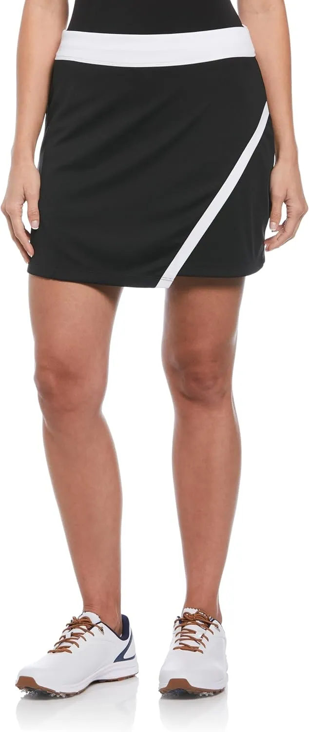 Callaway Women's 16" Color Block Wrap Golf Skort