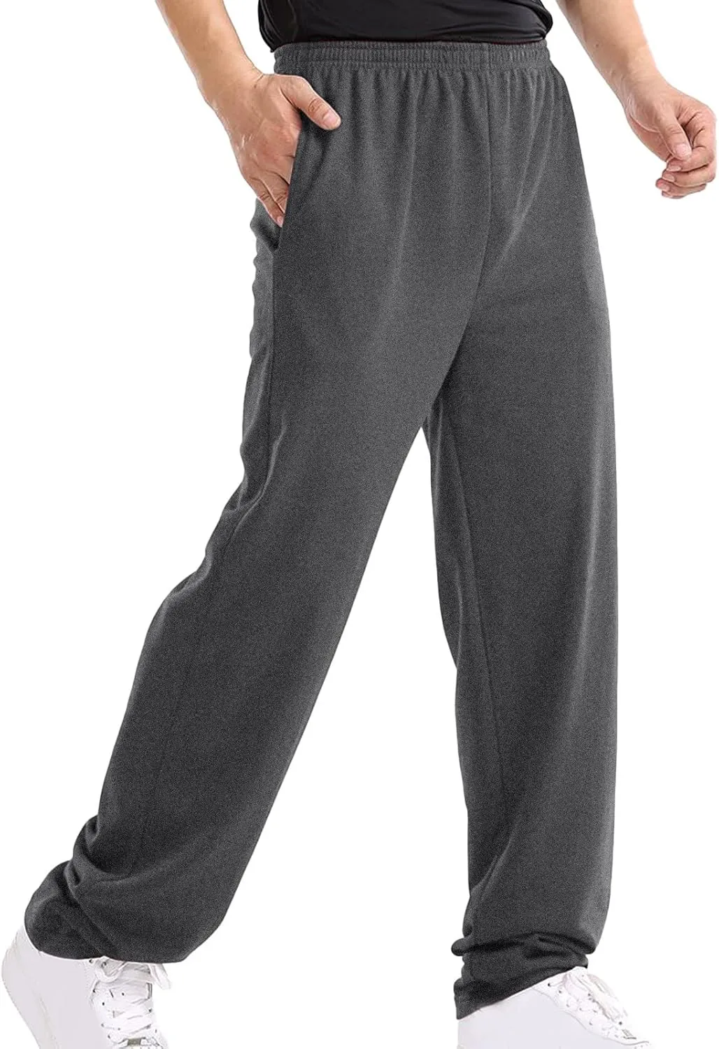 Cargo Pants for Men Big and Tall Pants Drawstring Sports Workout Trousers Elastic Waist Outdoor Pants Men Sweatpants