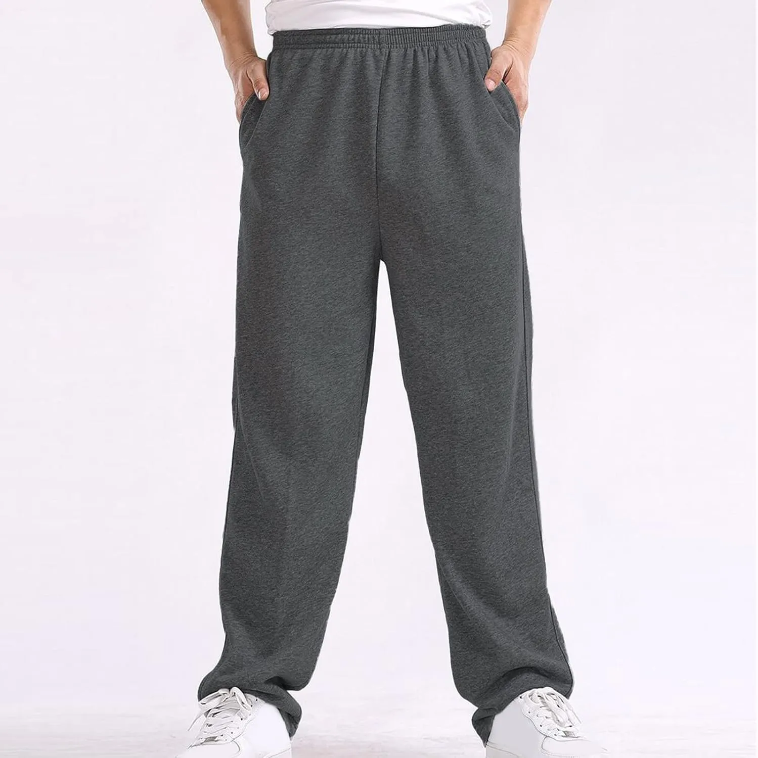 Cargo Pants for Men Big and Tall Pants Drawstring Sports Workout Trousers Elastic Waist Outdoor Pants Men Sweatpants