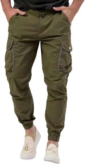 Cargo Pants for Men Casual Outdoor Hiking Pants Slim-Fit Heavy Duty Stretch Mens Work Pants