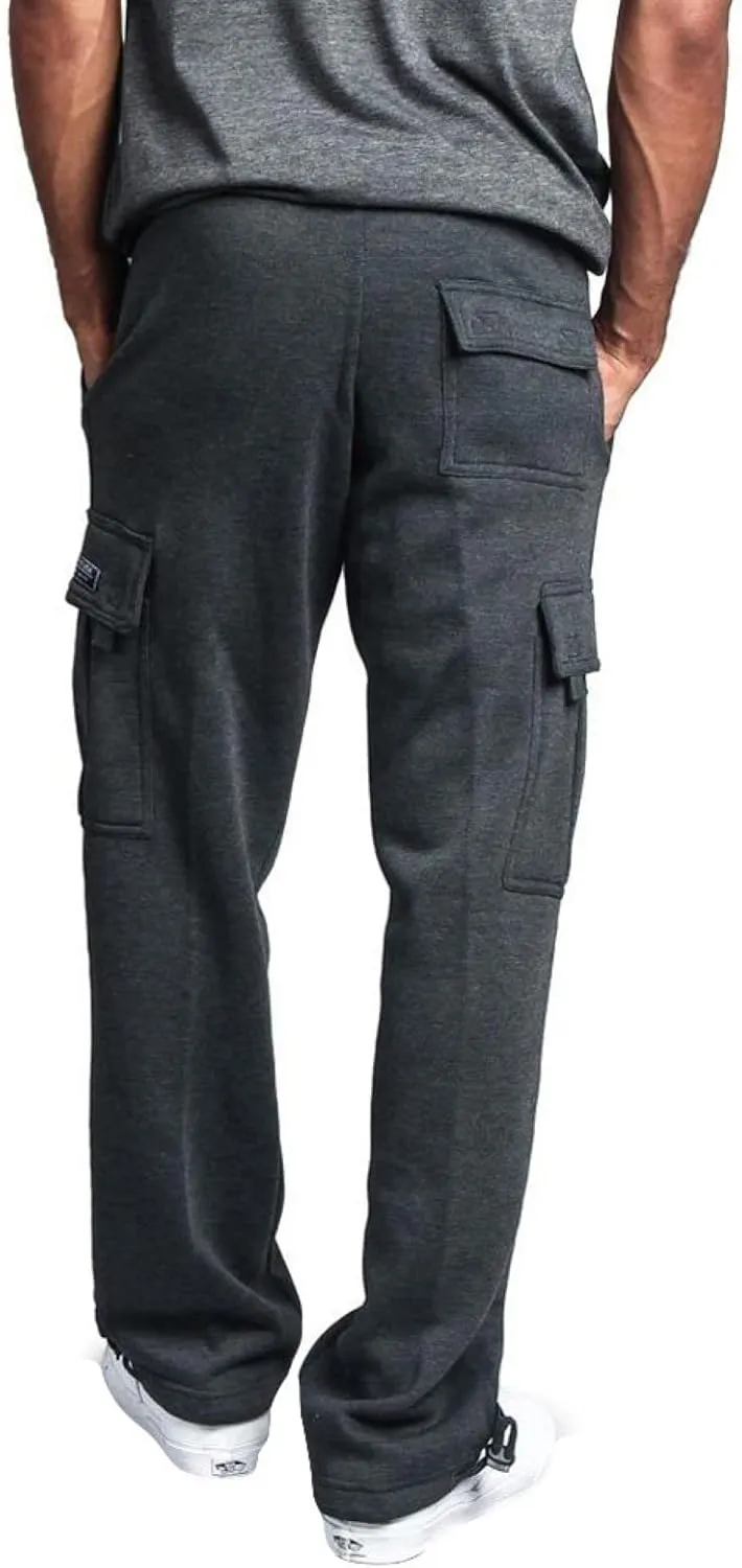 Cargo Pants for Men, Mens Active Athletic Workout Jogger Sweatpants for Men with Pockets and Elastic Waist Pants for Hiking