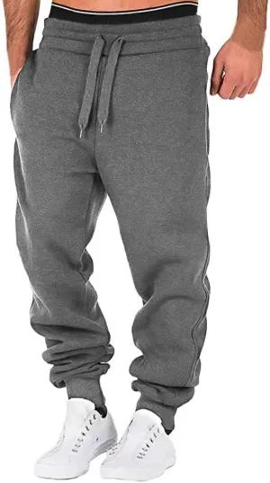 Cargo Pants for Men Relaxed Fit Athletic Pants Traning Track Pants Joggers Mens Sweatpants Casual Wide Leg Drawstring