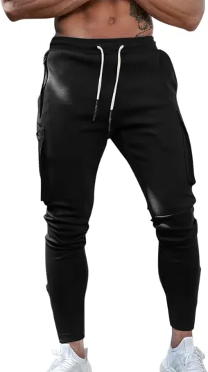 Cargo Pants for Men Relaxed Fit Gym Sweatpants Work Joggers Mens Long Pants Sweatpants for Men Men's Casual Trousers