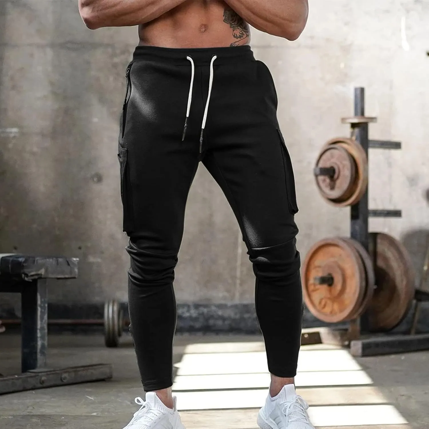 Cargo Pants for Men Relaxed Fit Gym Sweatpants Work Joggers Mens Long Pants Sweatpants for Men Men's Casual Trousers
