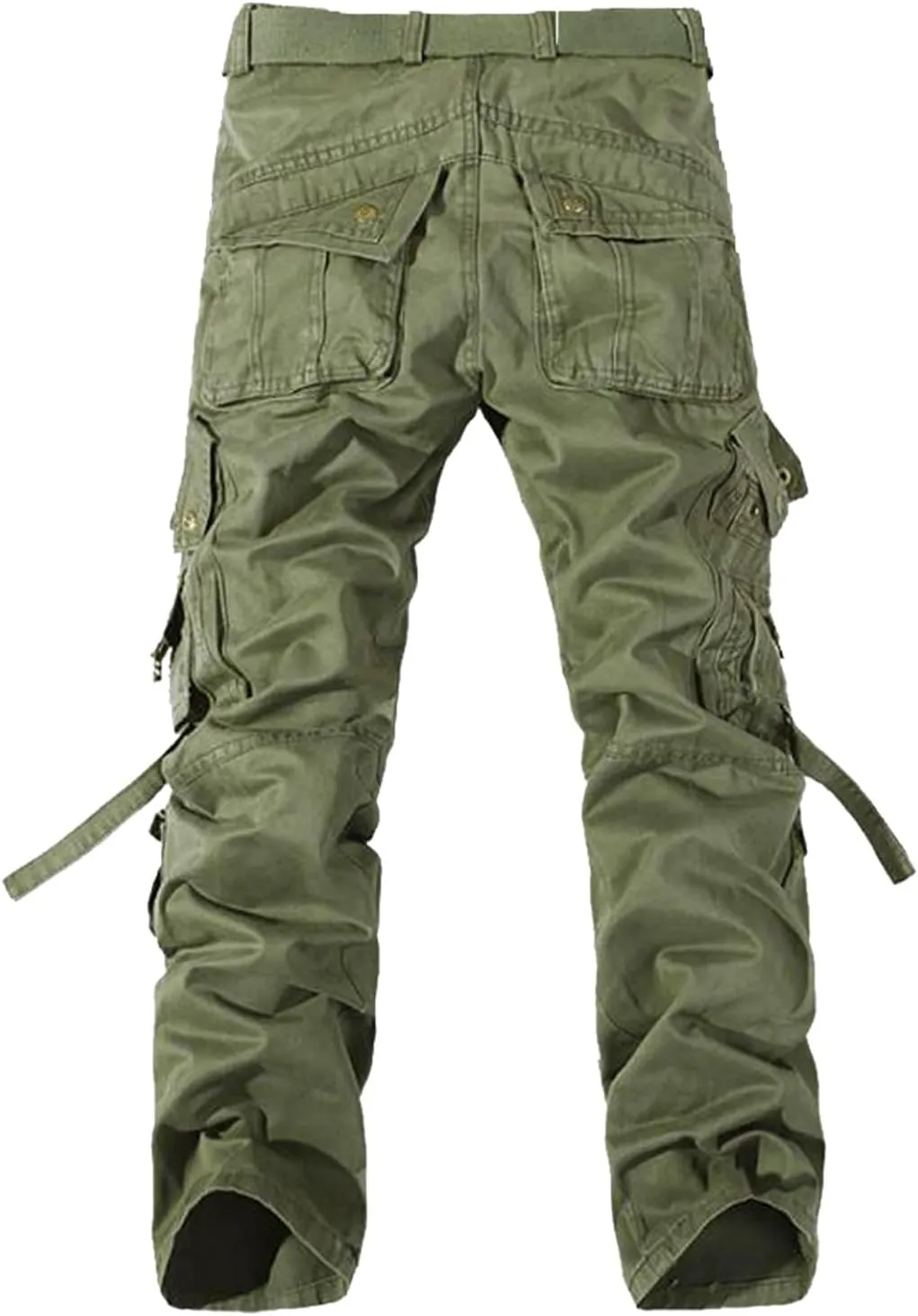 Cargo Pants for Men Relaxed Fit Men's Sweatpants Casual Lounge Cotton Yoga Pants Loose Open Bottom Straight Leg Male