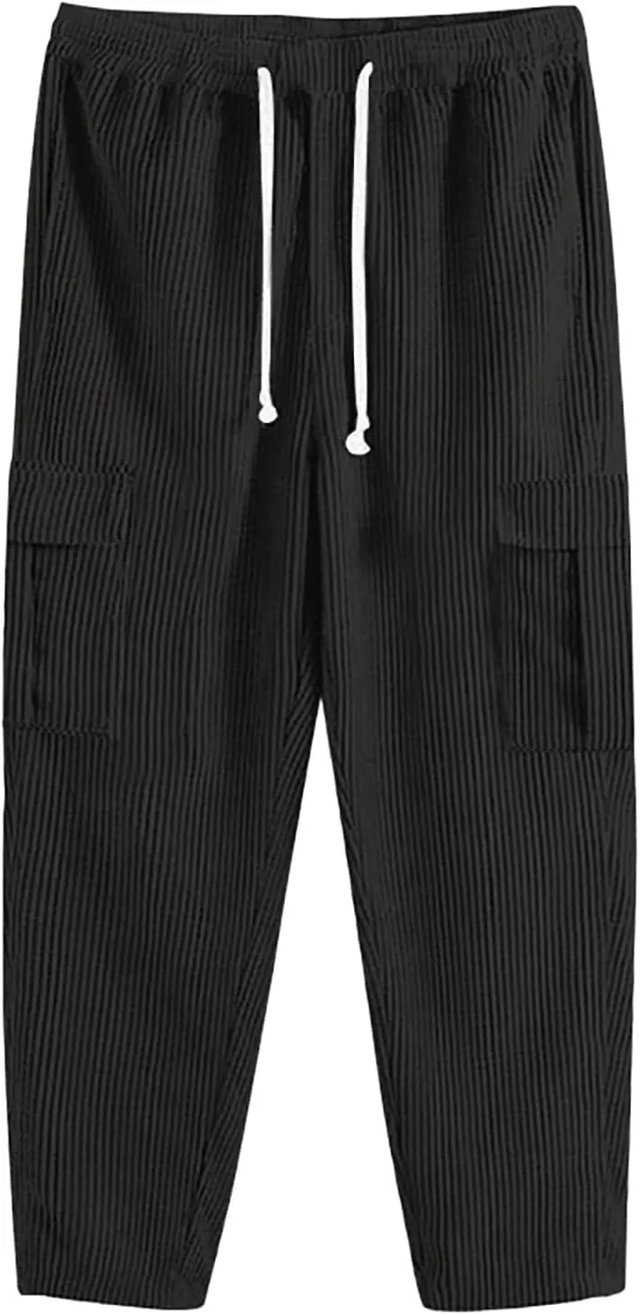 Cargo Pants for Men Relaxed Fit Sports Sweatpants Slim Fit Fashion Men's Pants Sweat Pants for Men Men's Basic Active