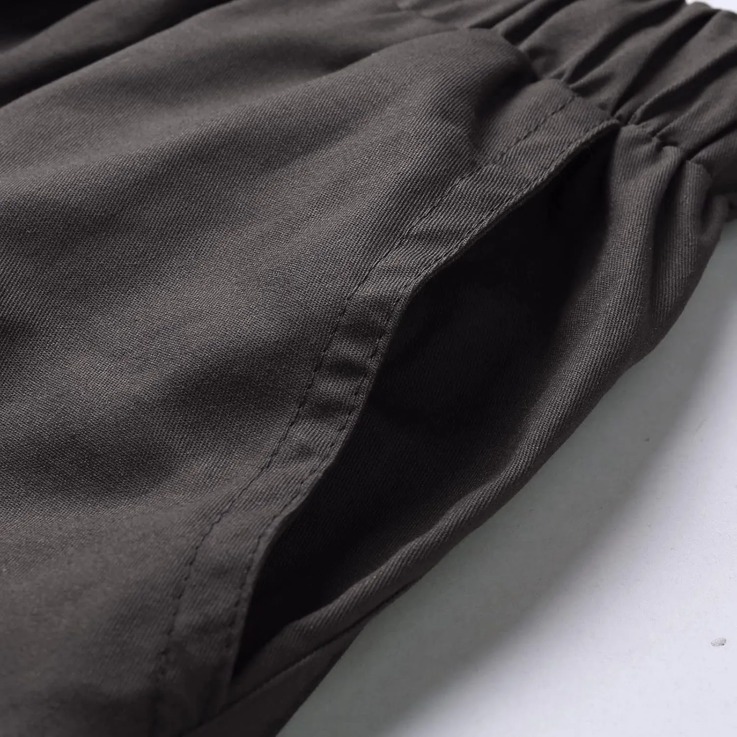 Cargo Sweatpants for Men Adjustable Bungee Cord Open Bottom Cargo Pants for Men Casual Mens Cargo Pants Mens Hiking