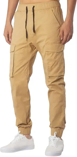 Cargo Sweatpants for Men Big and Tall Safety Cargo Multi-Pocket Hiking Outdoor Recreation Pants Trousers Men's Cargo