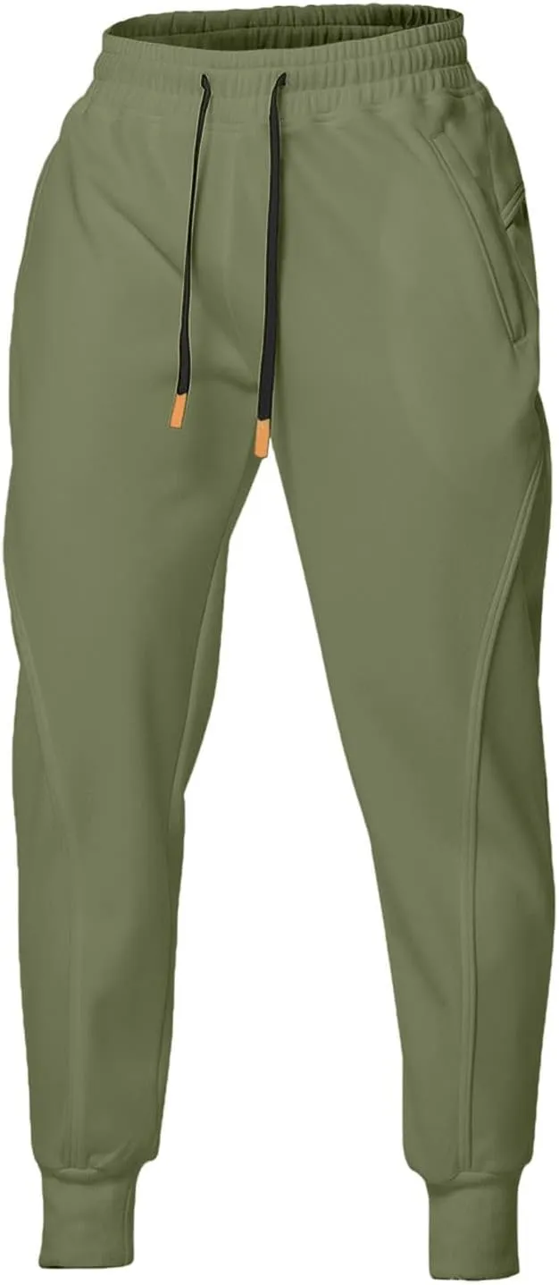 Cargo Sweatpants for Men Mens Lounge Pants Fleece Active Gym Workout Sweat Pants Men's Sweatpants with Pockets Solid