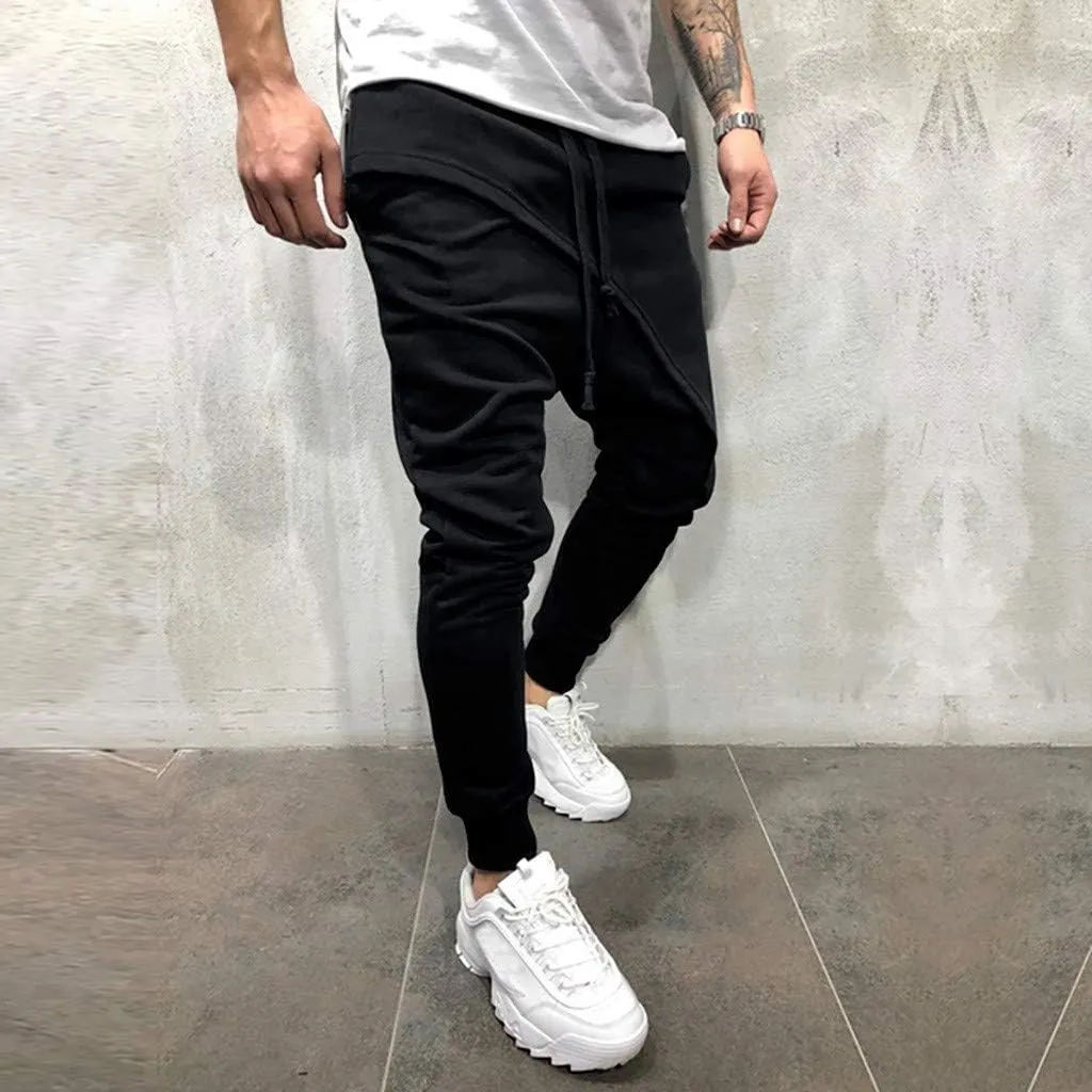 Cargo Sweatpants for Men Mens Lounge Pants Pants Mens Outdoors Jogger Pants Casual Athletic Drawstring Trousers Slim
