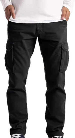 Cargo Sweatpants for Men Mens Lounge Pants Pants Tapered Athletic Sweatpants for Jogging Running Exercise Gym Workout