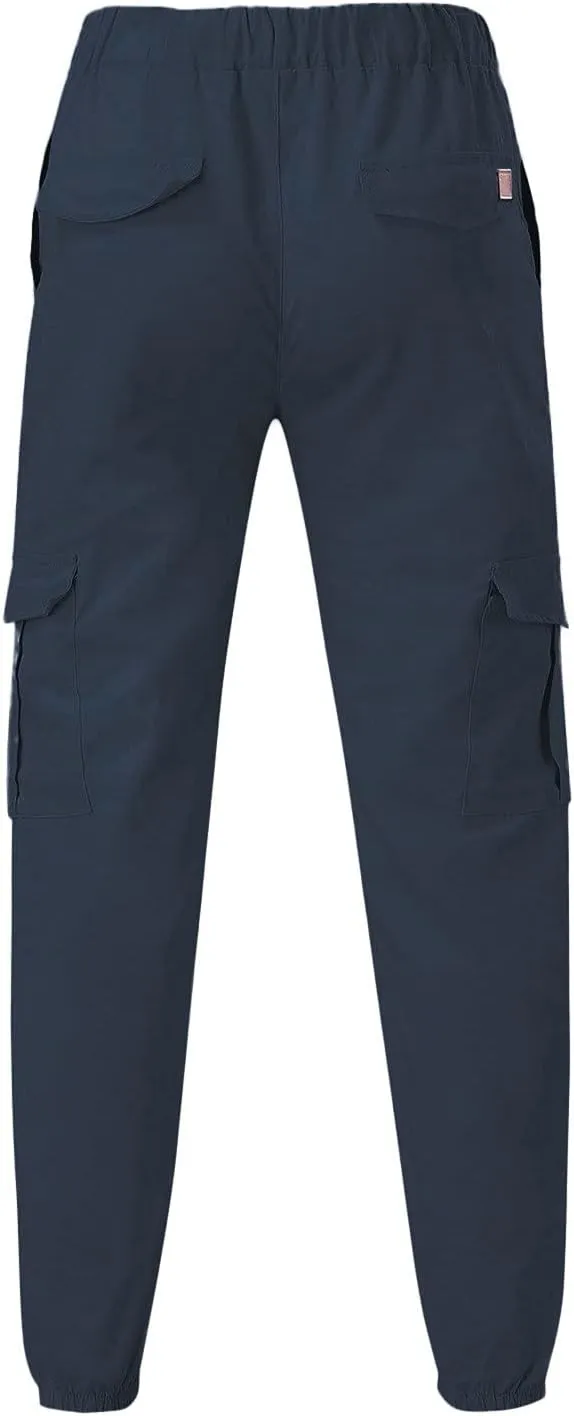 Cargo Trousers for Men Jogger Pants with Pockets Casual Mens Christmas Sports Workout Pants for Running Mens Jogger