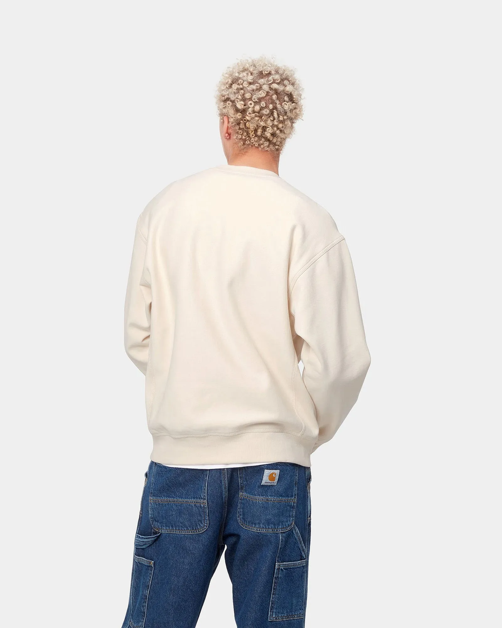 Carhartt WIP American Script Sweat - Natural