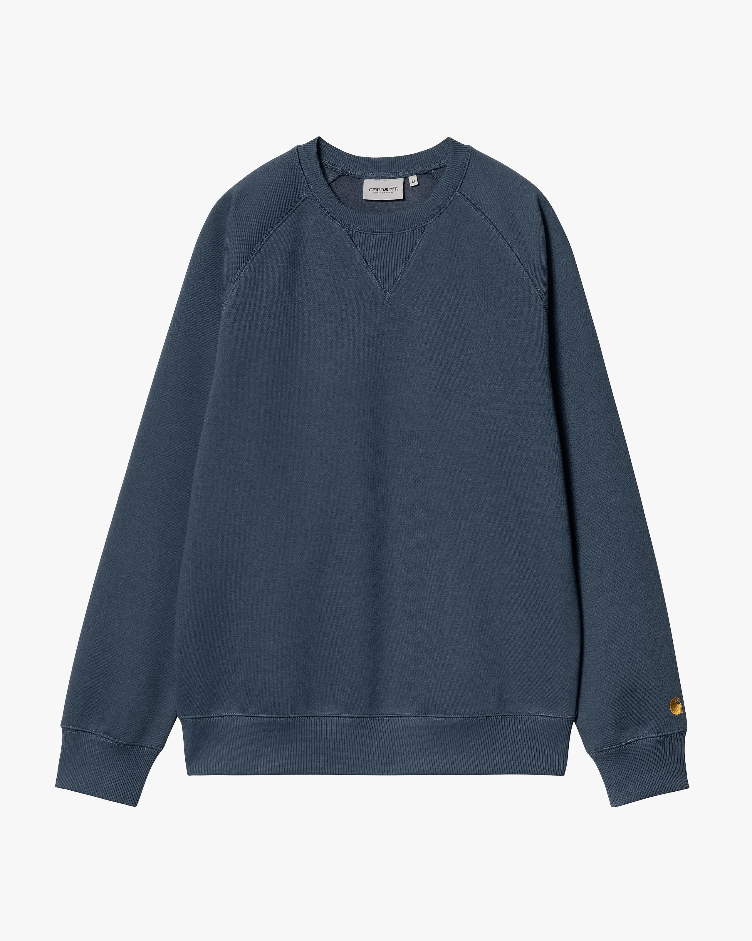 Carhartt WIP Chase Sweat - Dusky Blue / Gold