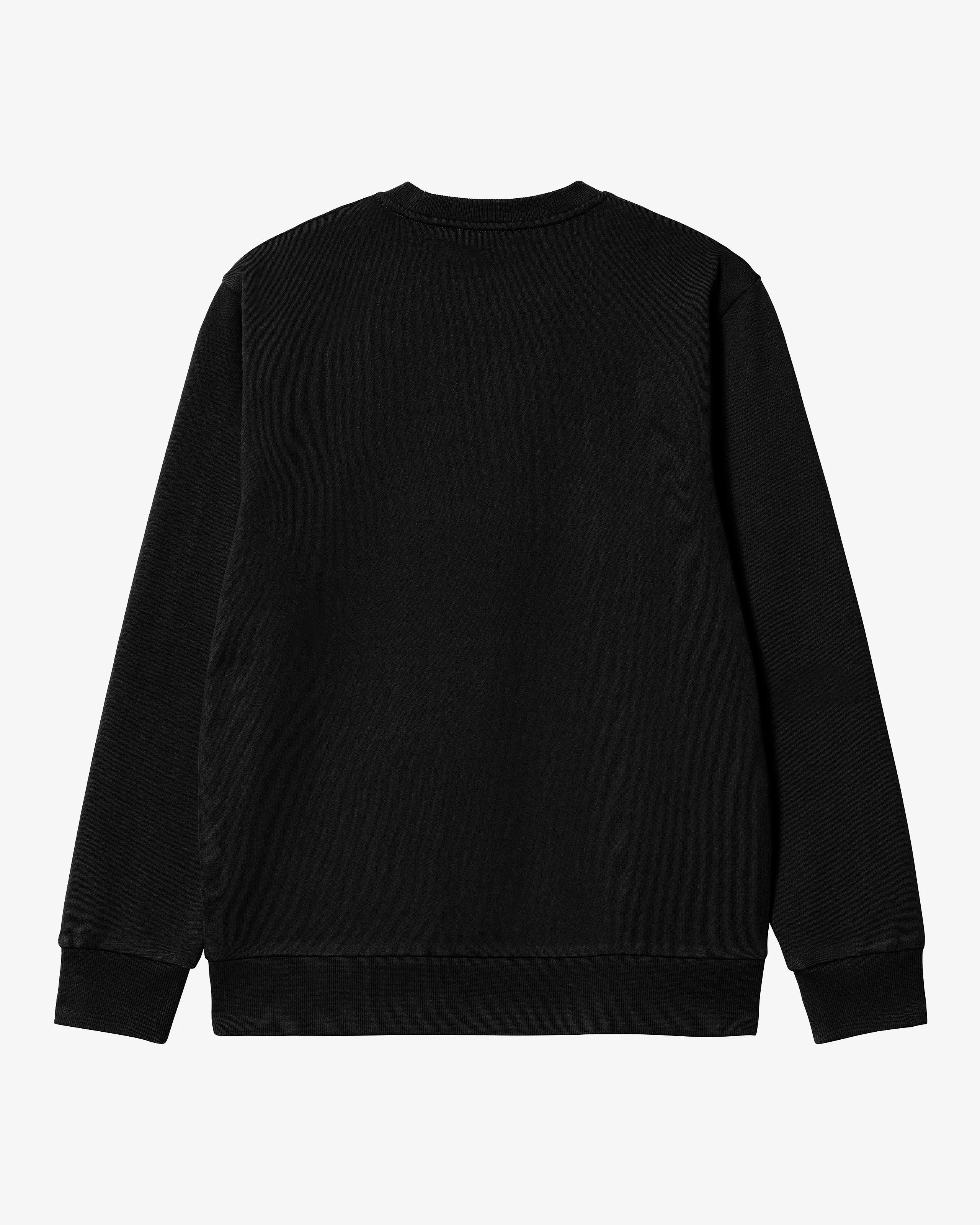 Carhartt WIP Script Embroidery Sweat - Black / White