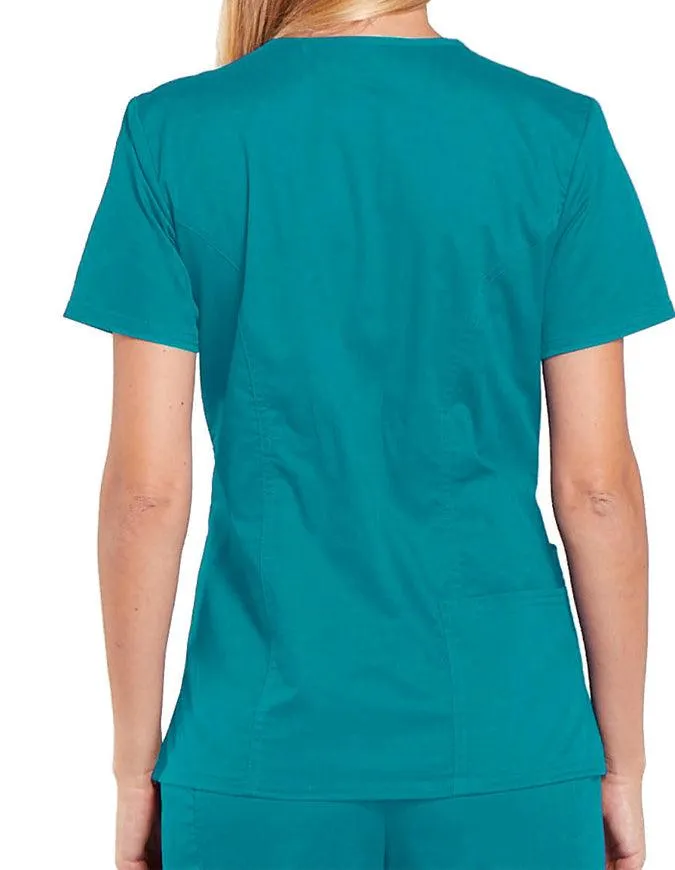 Cherokee Workwear Core Stretch Women's V-Neck Top