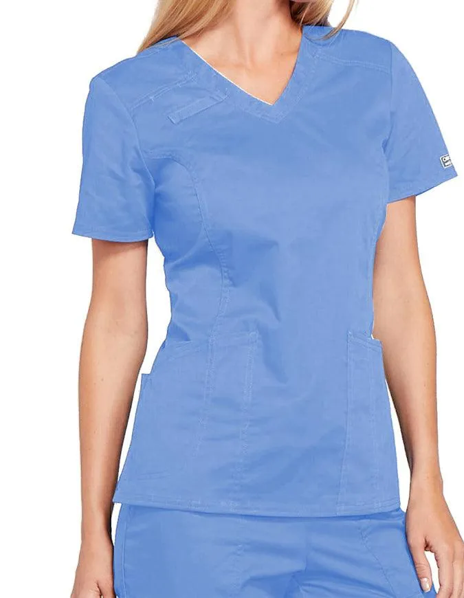Cherokee Workwear Core Stretch Women's V-Neck Top