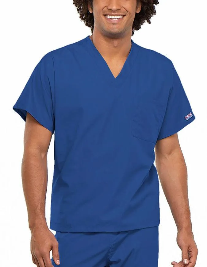 Cherokee Workwear Unisex V-Neck Solid Scrub Top