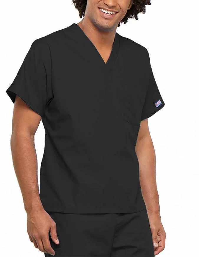 Cherokee Workwear Unisex V-Neck Solid Scrub Top