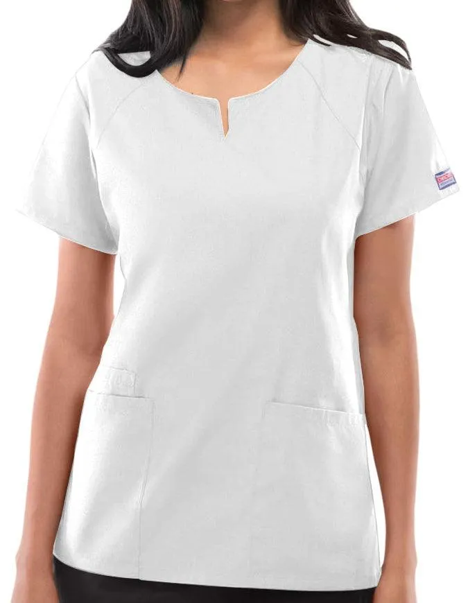 Cherokee Workwear Women's Four Pocket Scrub Top