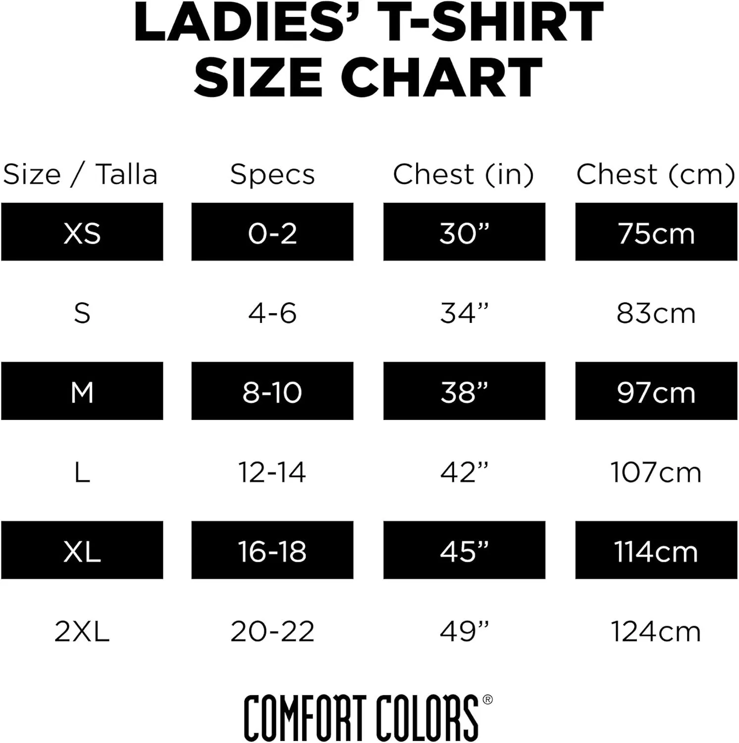 Comfort Colors Women's Short Sleeve Tee, Style G3333