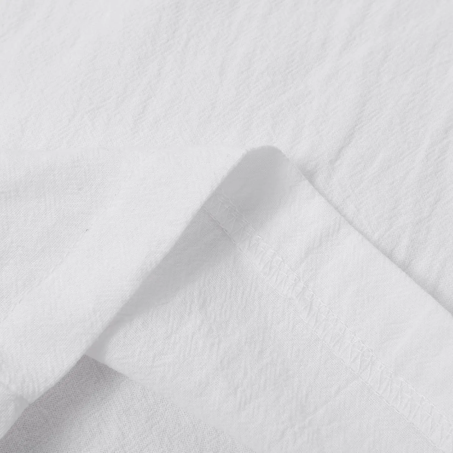 Cotton Linen Pants for Women 2025 Summer Elastic Waist Cropped Wide Leg Trouser Loose Casual Palazzo Pants Pockets