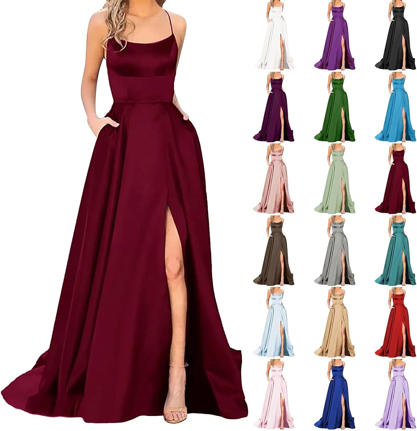 Dresses for Women Backless Maxi Dress Sleeveless Summer Sundress Beach Vacation Sexy Dress Long Sundresses for Women