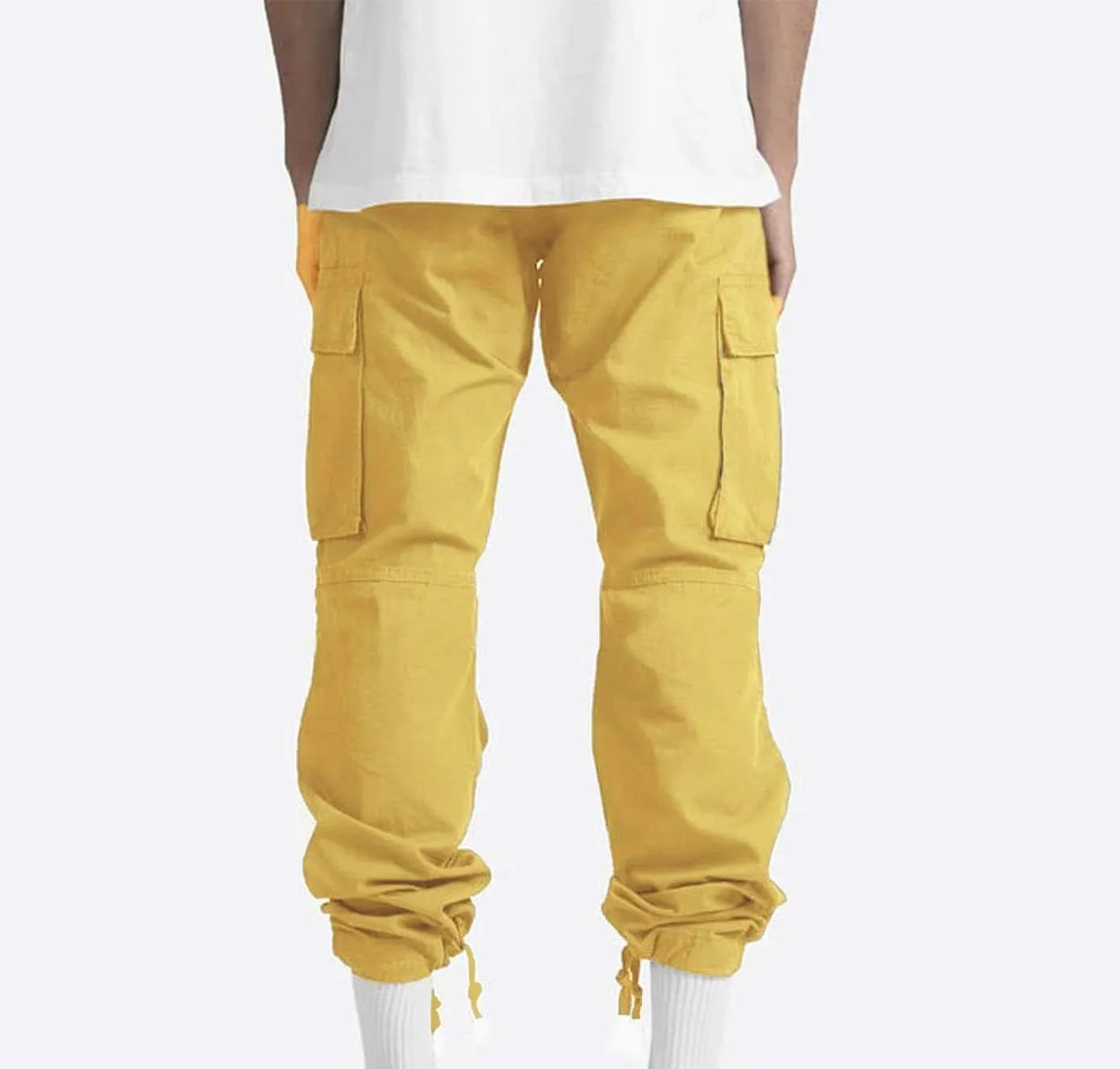 Finelylove Mens Wild Cargo Pants Lightweight Casual Hiking Pants Joggers Loose Fit Straight Workout Cargo Sweatpants