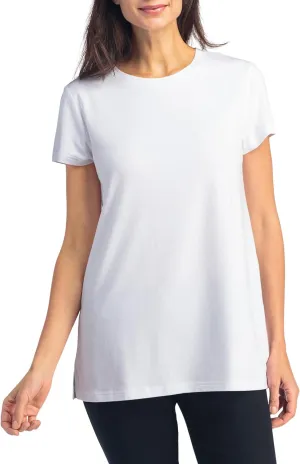 Fishers Finery Womens Ecofabric Organic Cotton & Rayon Blend Crew Neck Shirt | Relaxed Fit