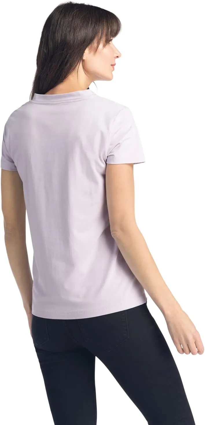Fishers Finery Women's Ecofabric Short Sleeve V-Neck Tee; Relaxed Fit