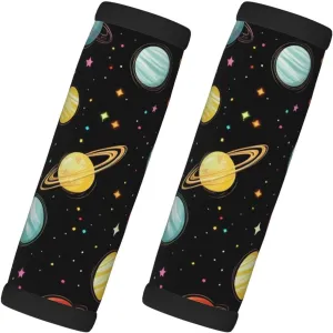 Frank Style Planets Comets Luggage Handles Wrap Grips For Suitcases Luggage Travel Accessories For Airplane 2pcs