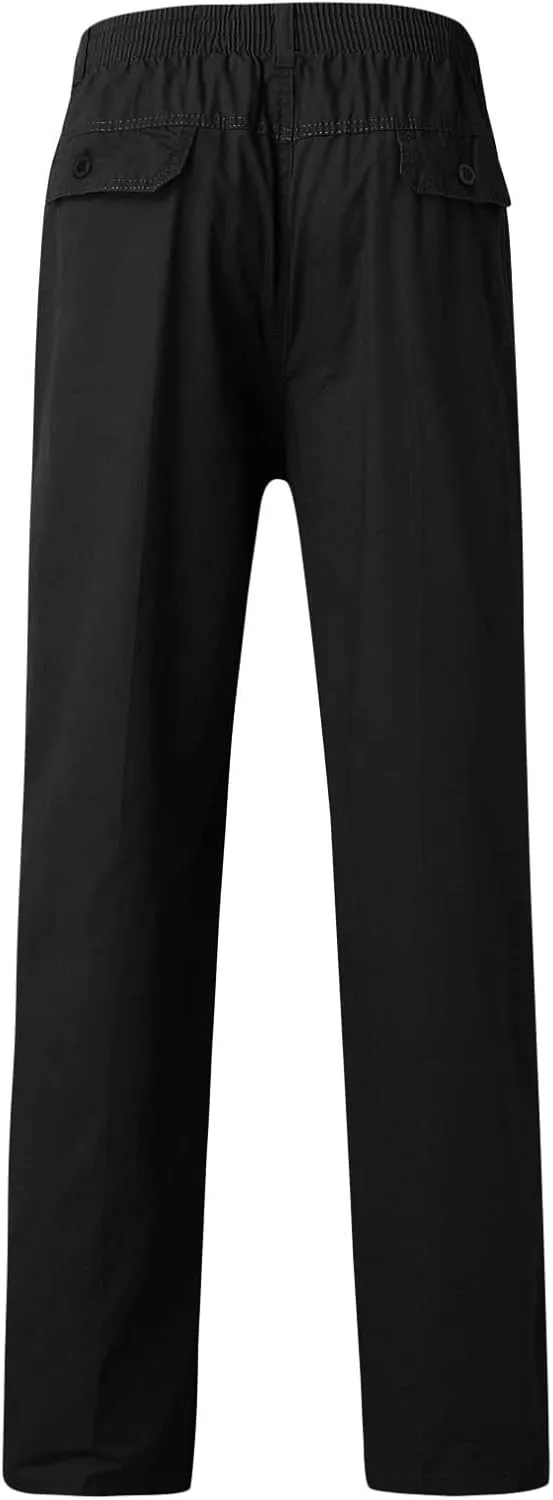 GIERIDUC Plaid Dress Pants for Men's Mens Work Trousers with Knee Pads Best Workout Pants for Men Corduroy Men's Pants Slim