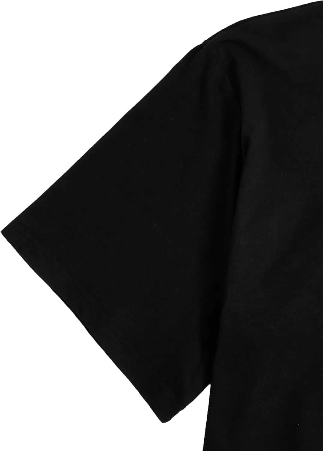 GORGLITTER Men's Cool Graphic T Shirts Oversized Short Sleeve Drop Shoulder Crewneck Tee Top