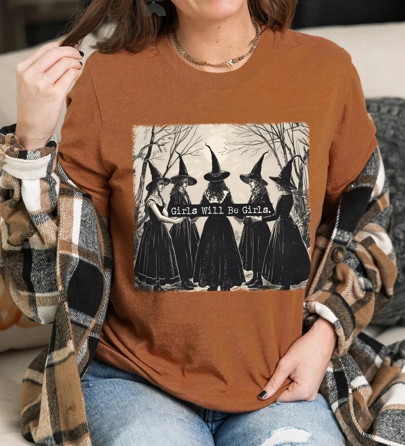 Halloween T Shirt Sanderson Sisters Bed and Breakfast Funny Letter Print Women Short Sleeve Graphic Tees Tops