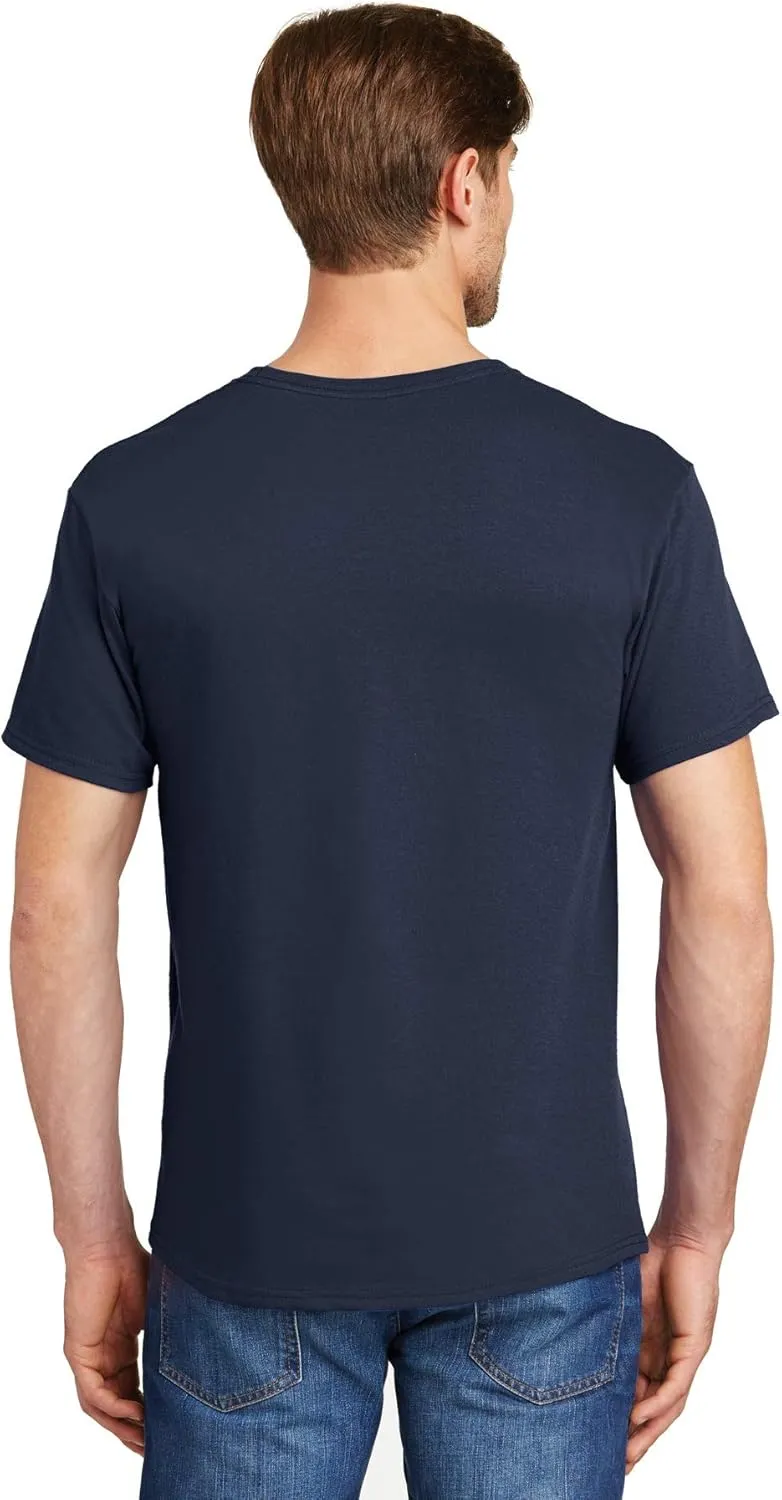 Hanes Men's ComfortSoft 6 Pack Crew Neck Tee