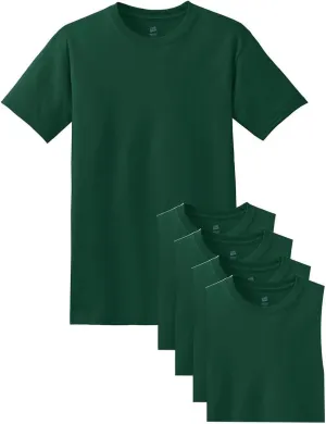 Hanes Men's ComfortSoft 6 Pack Crew Neck Tee