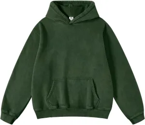 Hatant Oversized Hoodie Sweatshirts for Women Couples Heavyweight Hoodies Pullover Vintage Acid Wash Sweaters Pullover 2025